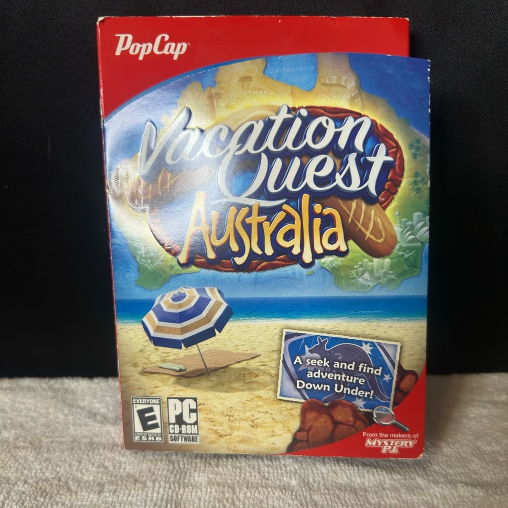 Vacation Quest: Australia PC Game - Blue and Red